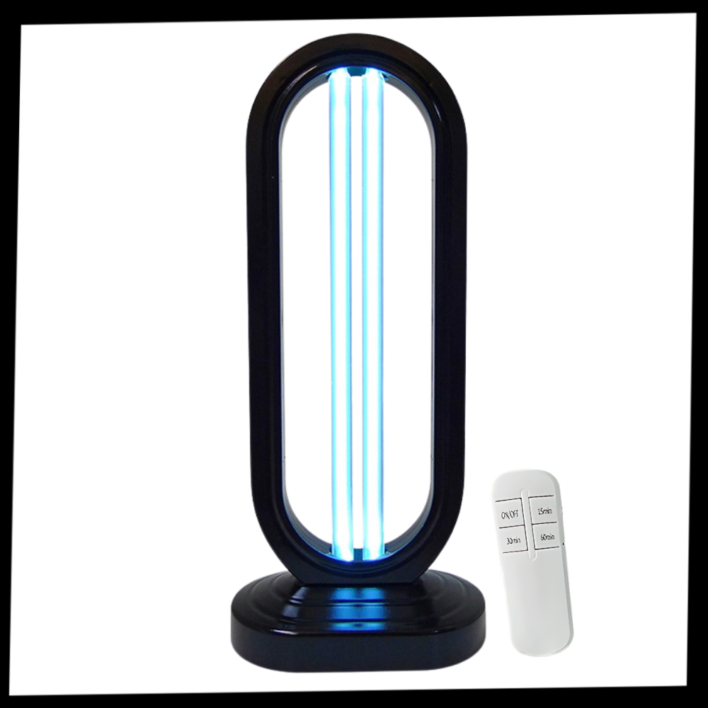 UV Light Bulb with Remote Timer for Multi-Surface Household Use