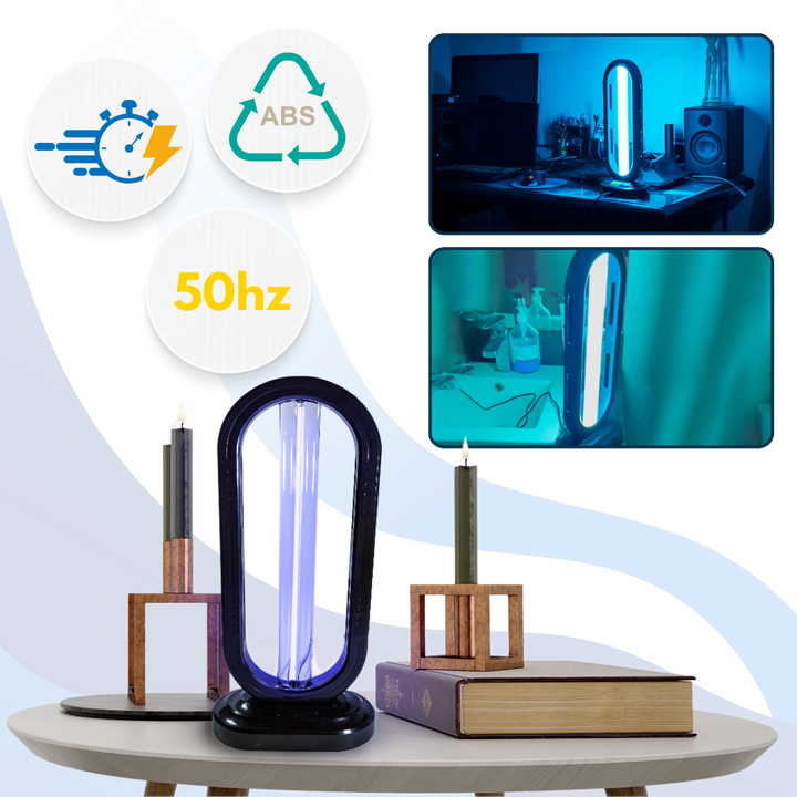 UV Light Bulb with Remote Timer for Multi-Surface Household Use