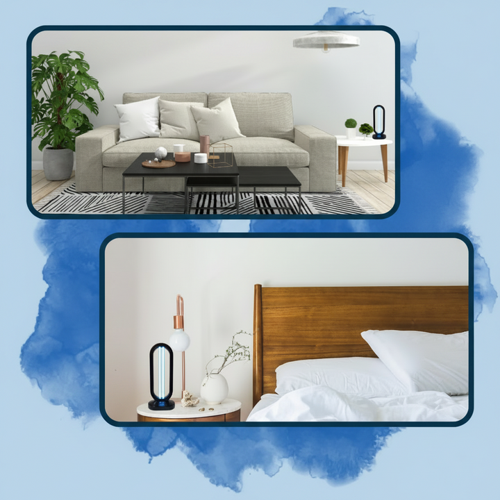 UV Light Bulb with Remote Timer for Multi-Surface Household Use