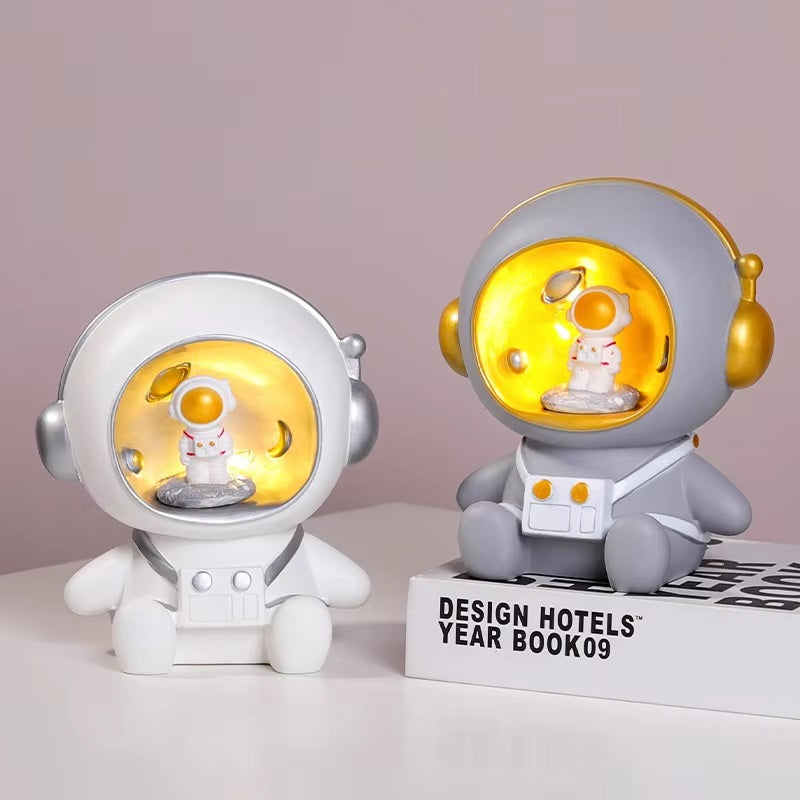 2-in-1 Astronaut Piggy Bank and Night Lamp For Kids