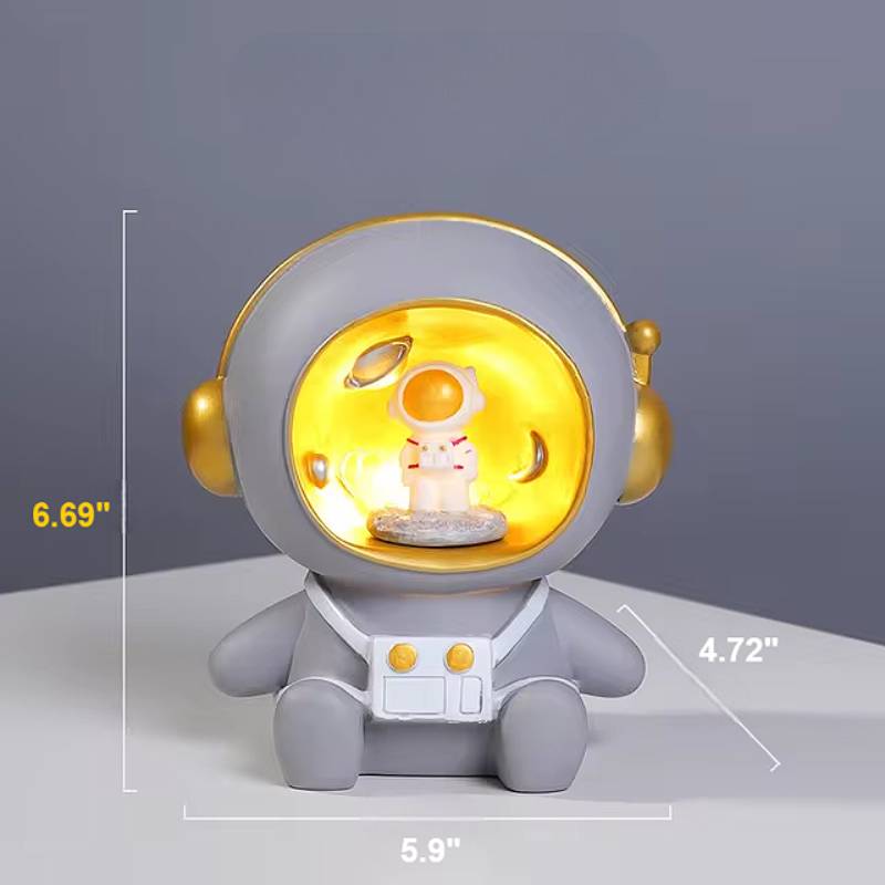 2-in-1 Astronaut Piggy Bank and Night Lamp For Kids
