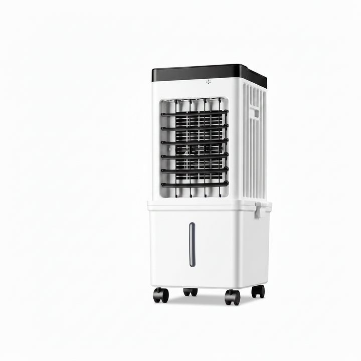 Evaporative Air Cooler with 12L Water Tank and Oscillation and Remote Control, 24-Hour Timer