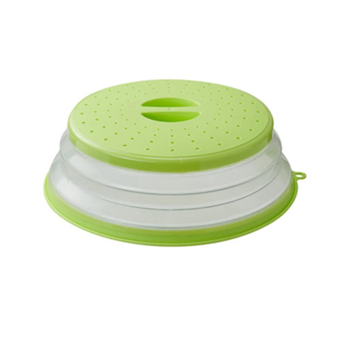 Reusable Silicone Microwave Splatter Guard with Folding Design for Cooking and Food Storage