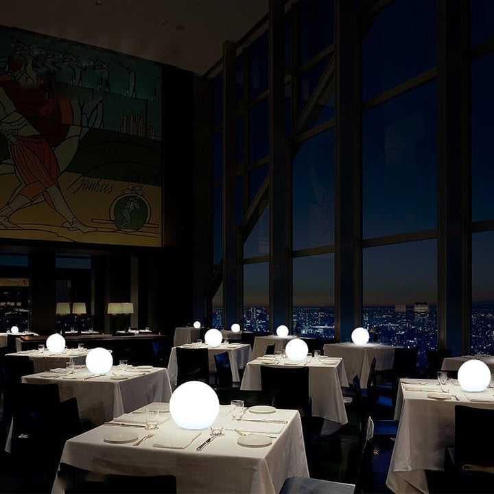 colour Changing LED Orb Lamp with Remote Control and IP65 Weather Rating