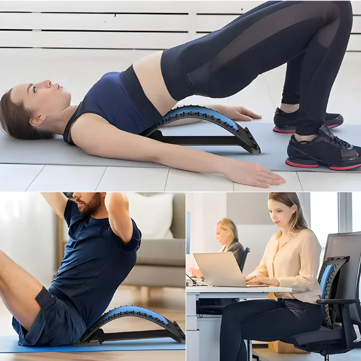 Adjustable Back Stretching Arch with Foam Pad