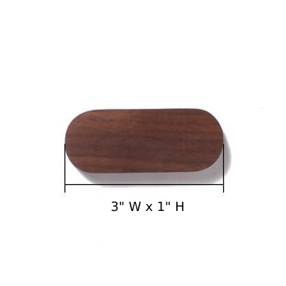 Magnetic Wooden Key Holder with Adhesive Mounting and Natural Wood Finish