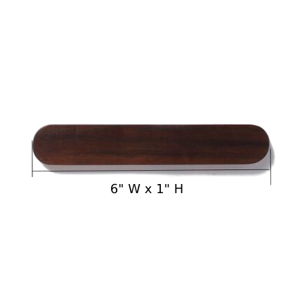 Magnetic Wooden Key Holder with Adhesive Mounting and Natural Wood Finish