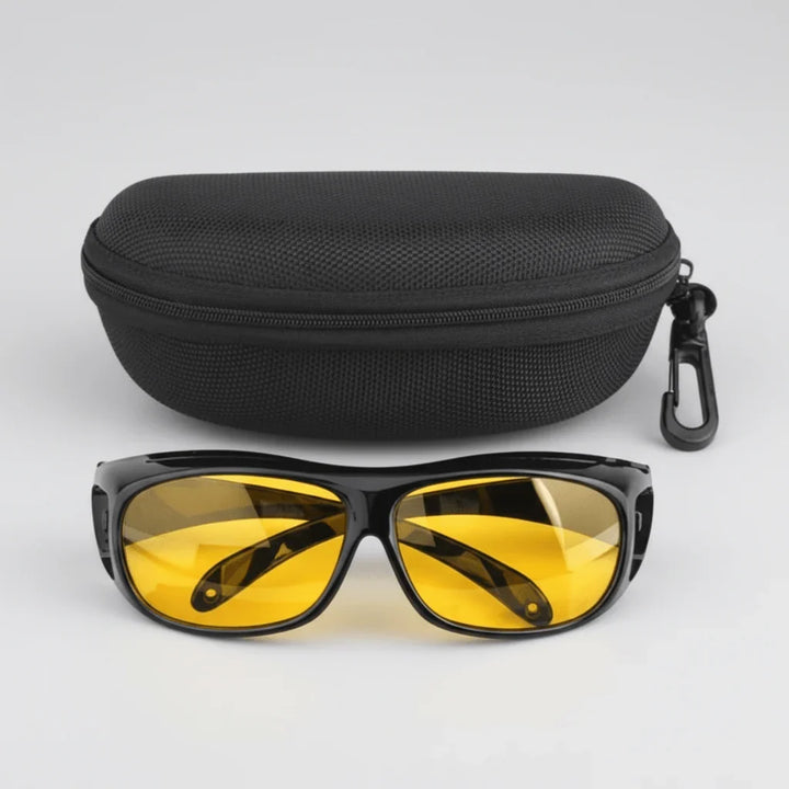 Polarized Driving Eyewear with Anti-Glare Lens for Night Vision