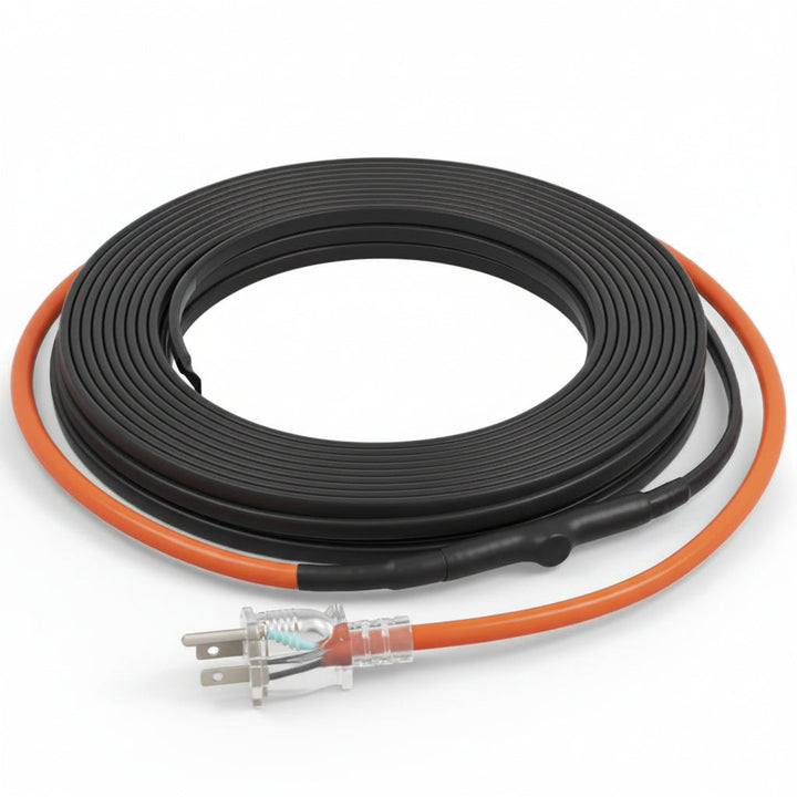 Self-Regulating Heat Cable for Pipe Freeze Protection in Cold Weather