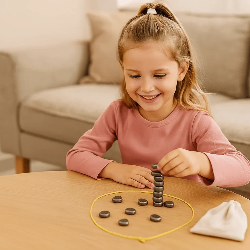 Portable Magnetic Chess Set for Family and Strategic Play
