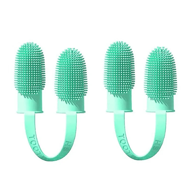 Silicone Finger Toothbrush Set for Dog and Cat Dental Care