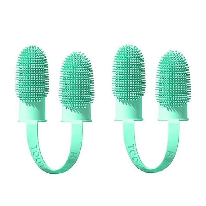 Silicone Finger Toothbrush Set for Dog and Cat Dental Care