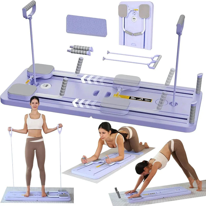 Portable Reformer Balance Board for Pilates and Core Training