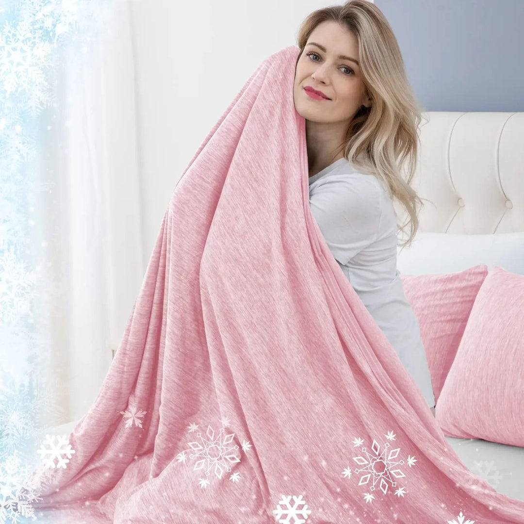 Cool-Touch Weighted Blanket with Breathable Fabric