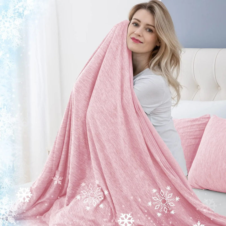 Cool-Touch Weighted Blanket with Breathable Fabric