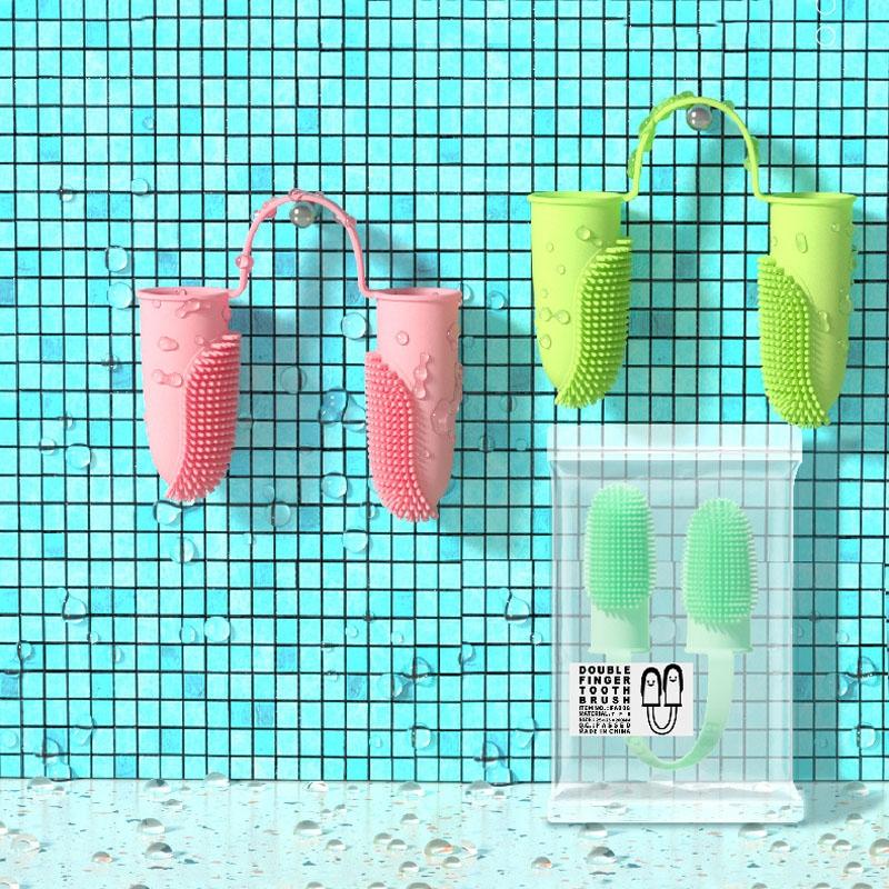Silicone Finger Toothbrush Set for Dog and Cat Dental Care