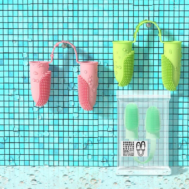 Silicone Finger Toothbrush Set for Dog and Cat Dental Care