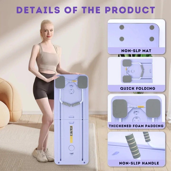 Portable Reformer Balance Board for Pilates and Core Training