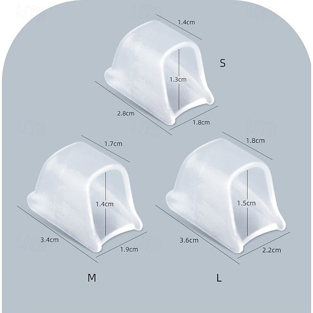 6 Pack Gel Toe Spacers with Toe Loop Design for Daily Wear