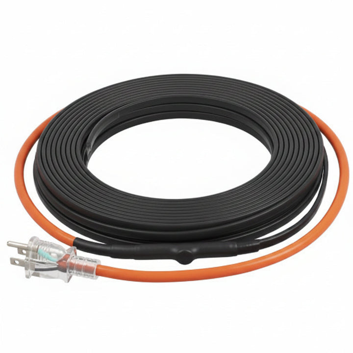 Self-Regulating Heat Cable for Pipe Freeze Protection in Cold Weather