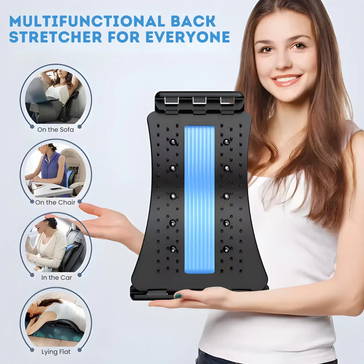 Adjustable Back Stretching Arch with Foam Pad
