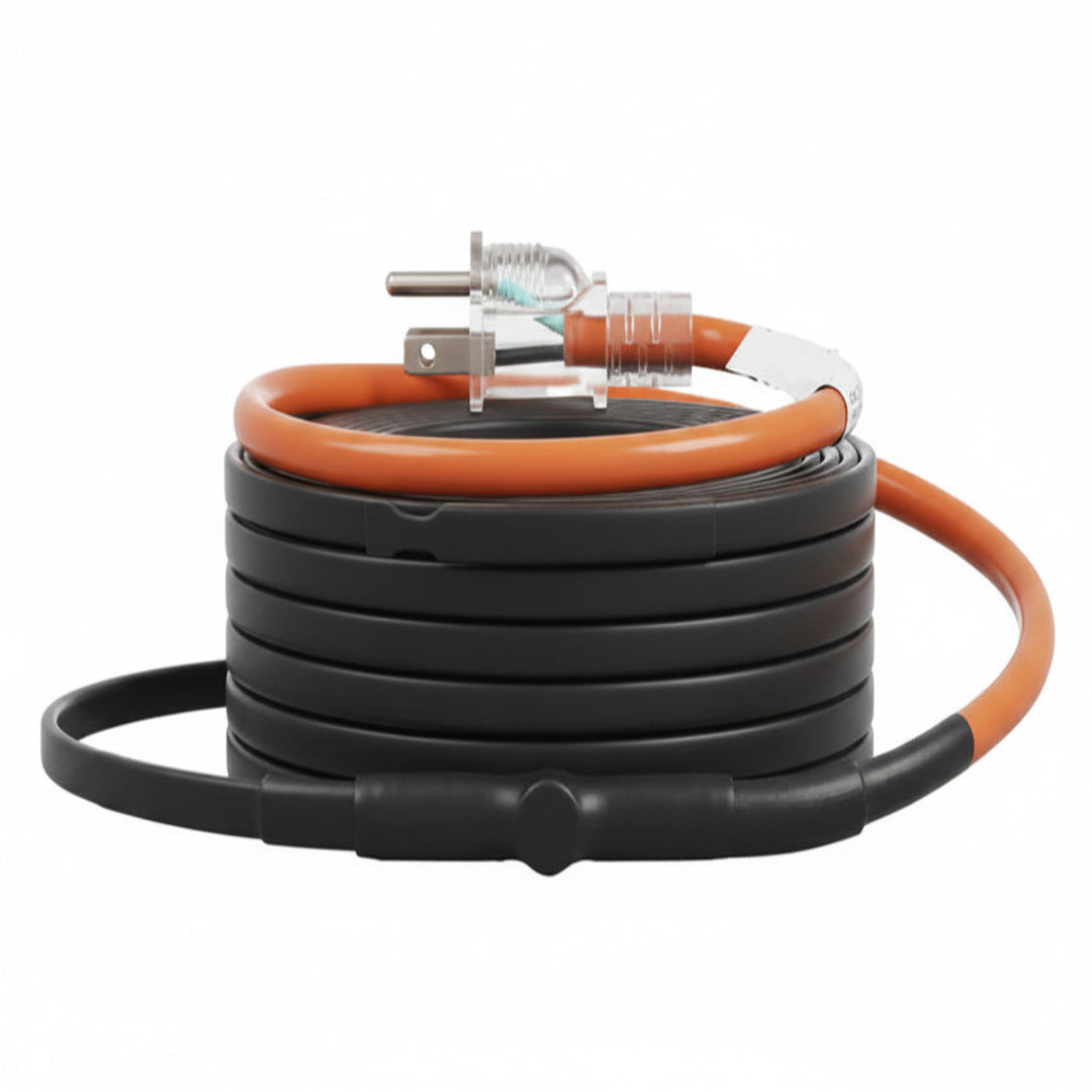 Self-Regulating Heat Cable for Pipe Freeze Protection in Cold Weather