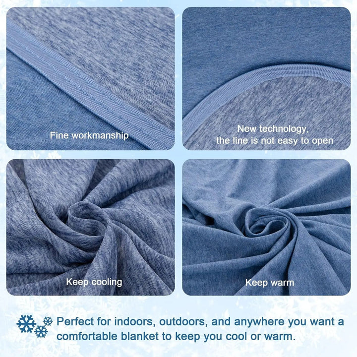 Cool-Touch Weighted Blanket with Breathable Fabric
