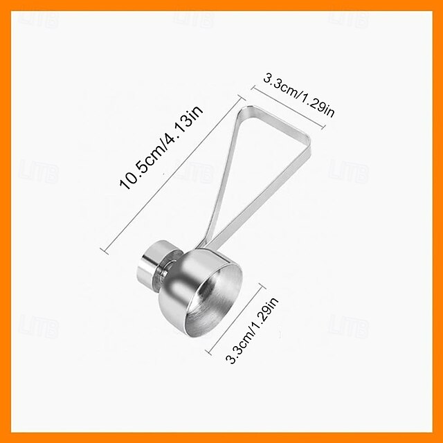 Stainless Steel Egg Shell Cracker and Cutter for Soft Boiled and Century Eggs in Home Kitchen