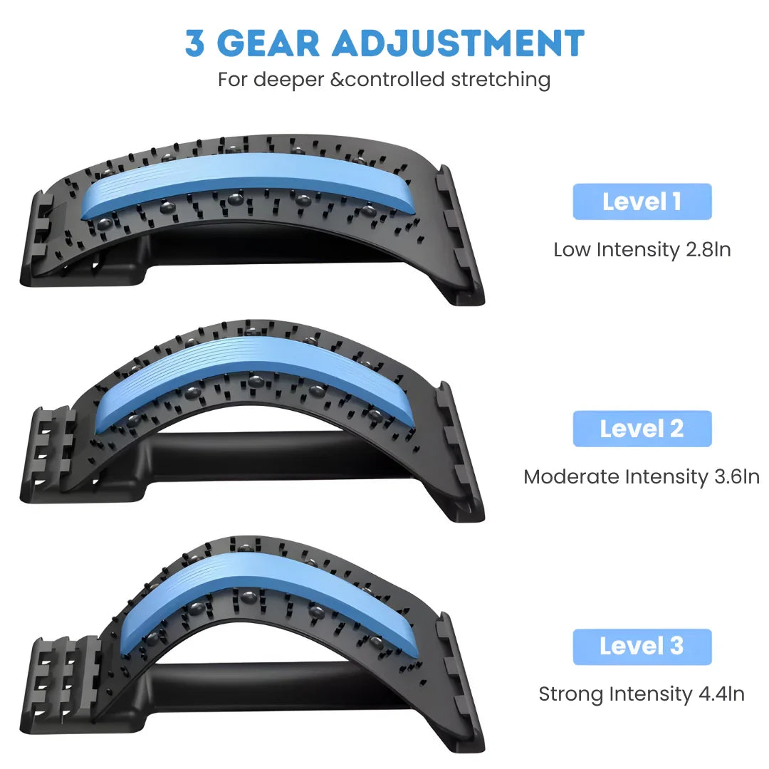 Adjustable Back Stretching Arch with Foam Pad