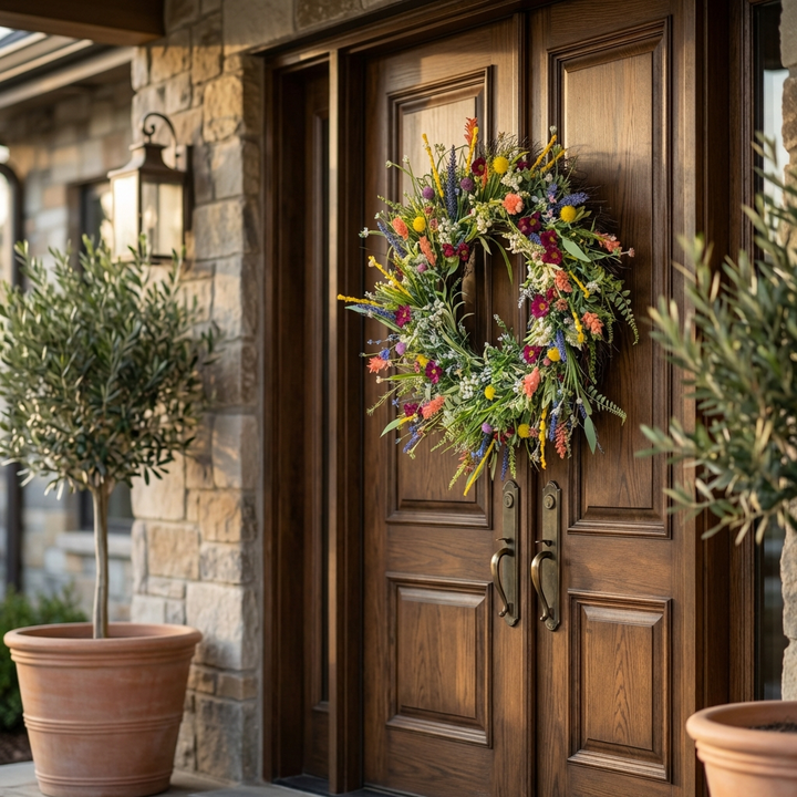 Texas Wildflower Wreath