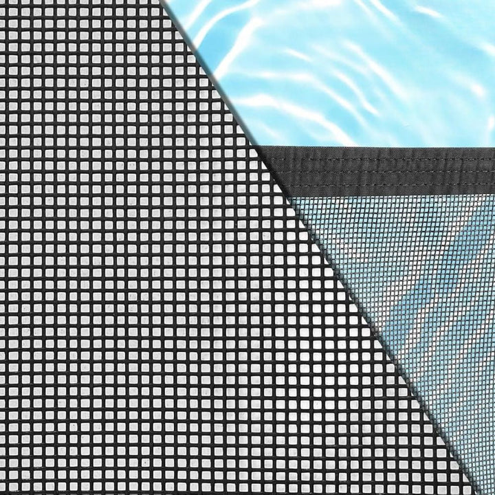Pool Safety Fence with Teslin PVC Mesh and Rust Resistant Poles for Inground Pools
