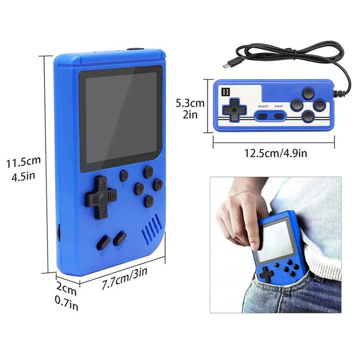 Handheld Retro Game Console with Built-In 400 and up Classic Games