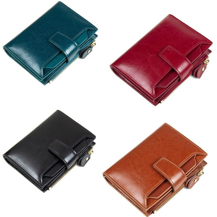 Multi-Pocket Wallet with RFID Blocking and Detachable ID Windows