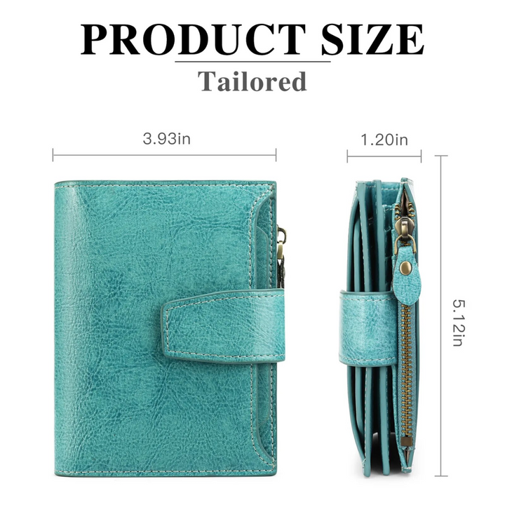 Multi-Pocket Wallet with RFID Blocking and Detachable ID Windows