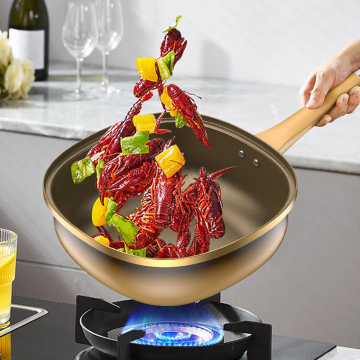 Titanium Nonstick Pot with Ceramic Coating and Glass Lid, 30cm Diameter