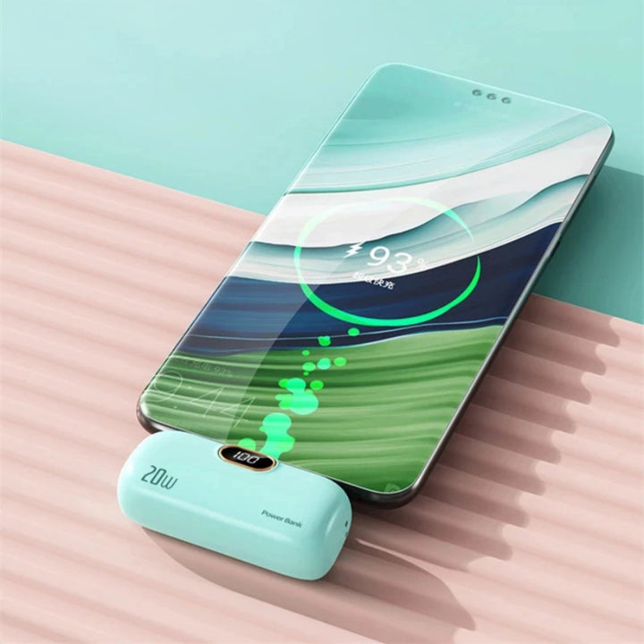 Portable Power Bank with LED Display and Dual Port Compatibility, 30000mAh