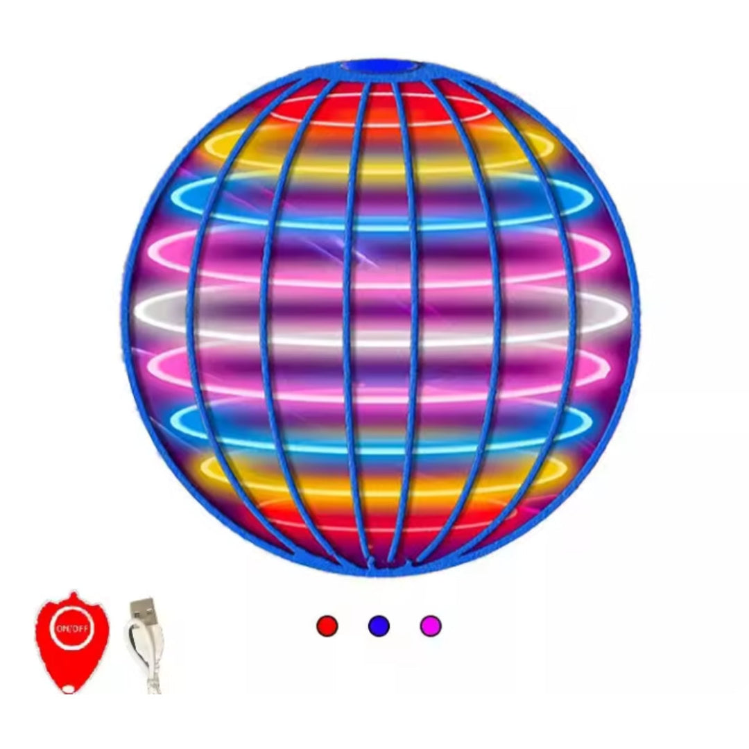 Hand-Controlled Flying Spinner with 360° Gyroscope and Multicolour LED Lights