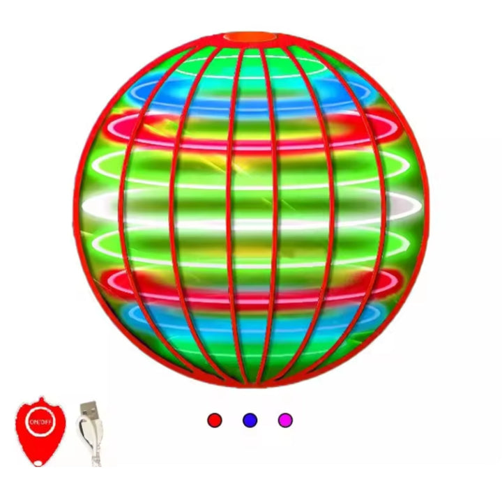 Hand-Controlled Flying Spinner with 360° Gyroscope and Multicolour LED Lights