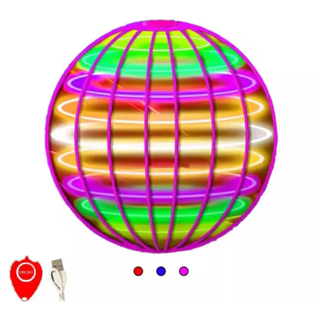 Hand-Controlled Flying Spinner with 360° Gyroscope and Multicolour LED Lights