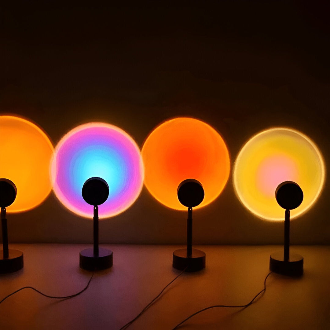 LED Sunset Lamp – Gradient Mood Light for Bedroom and Living Room