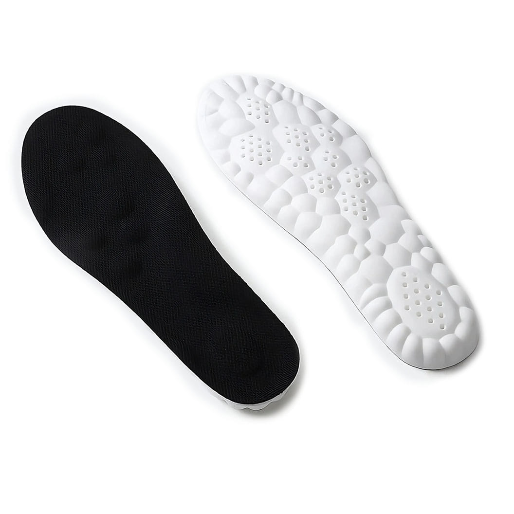 Massage Insoles with Textured Points and Arch Support, Trimmable Full Length