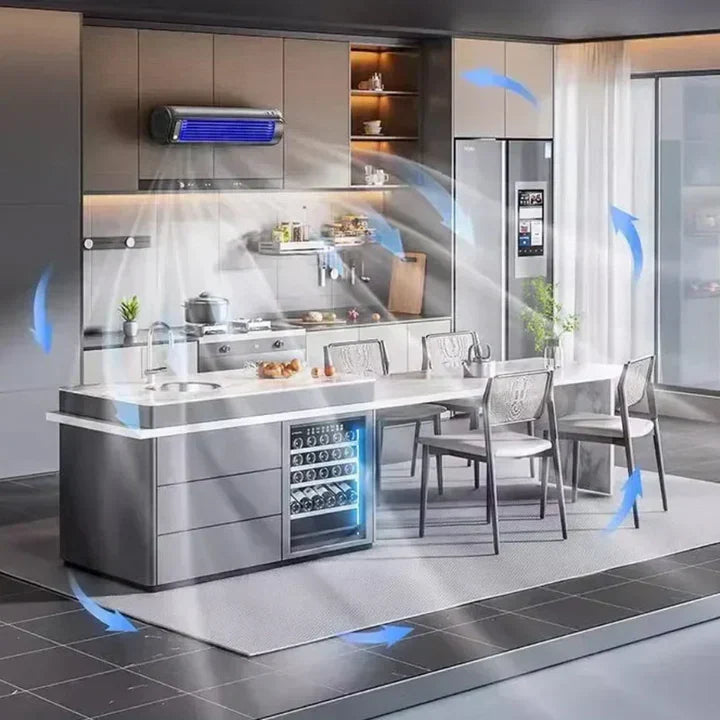 Rechargeable Bladeless Air Cooler with Oscillating Function and Quiet Operation for Small Spaces