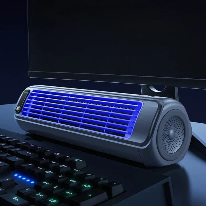 Rechargeable Bladeless Air Cooler with Oscillating Function and Quiet Operation for Small Spaces