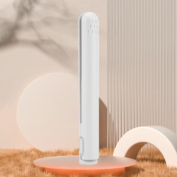 Portable Hair Straightener and Curler with Ceramic Plates and USB Charging