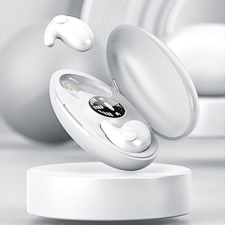 Wireless Sleep Earbuds with Ergonomic Low Profile Design and IPX5 Sweat Resistance