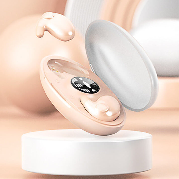 Wireless Sleep Earbuds with Ergonomic Low Profile Design and IPX5 Sweat Resistance