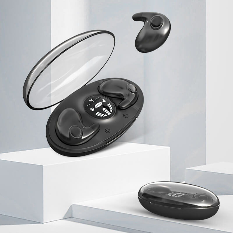 Wireless Sleep Earbuds with Ergonomic Low Profile Design and IPX5 Sweat Resistance