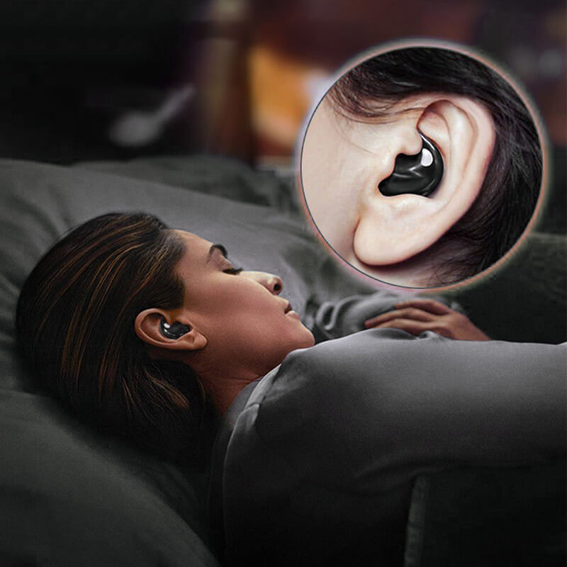 Wireless Sleep Earbuds with Ergonomic Low Profile Design and IPX5 Sweat Resistance