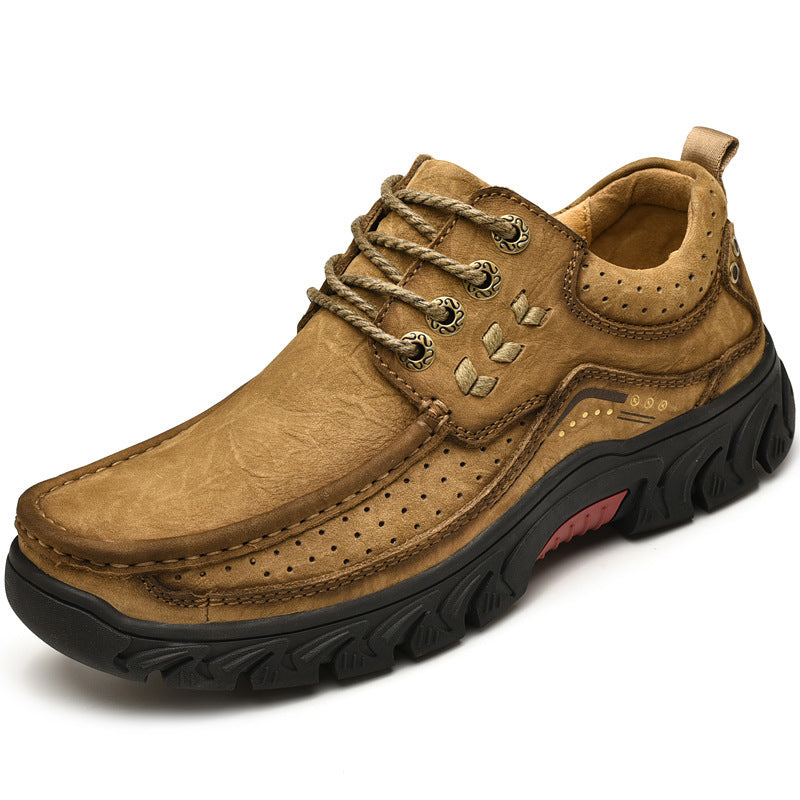 Orthopaedic Ankle Boots with Arch Support and Slip-Resistant Sole, Black Leather