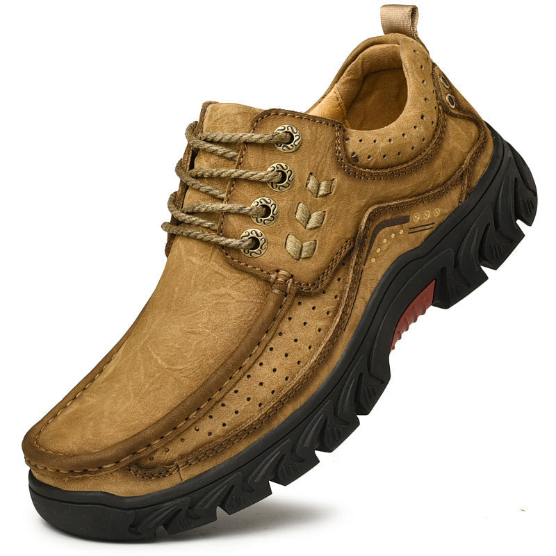 Orthopaedic Ankle Boots with Arch Support and Slip-Resistant Sole, Black Leather